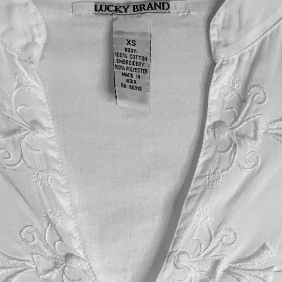 Lucky Brand Embroidered Tunic Mini Dress - Picture 4 of 4